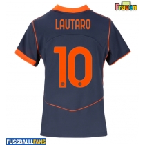 Inter Milan Lautaro Martinez #10 3rd trikot Frauen 2025-26 Kurzarm